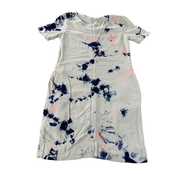 Raquel Allegra Tie Dye Silk Knit Short Sleeve Mini Women's Size 0 US Small/4 - Picture 1 of 9